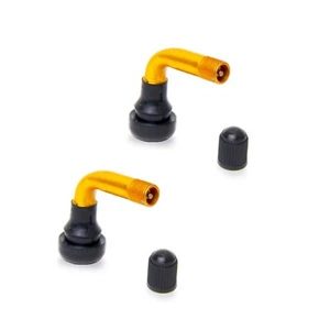 2 PIEZAS Vástago de válvula Tubeless PVR 60 doblado 90 grados para scooter eléctrico - Imagen 1 de 5