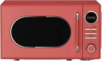 Magic Chef Countertop Microwave, Classic Retro Touch, 0.7 Cubic FT - Red - Image 1 of 4