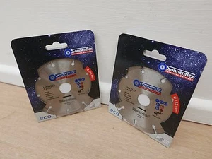 2 X SONNENFLEX 5" 125MM X 22.2MM ANGLE GRINDER DIAMOND CUTTING DISCS 83102 - Picture 1 of 1