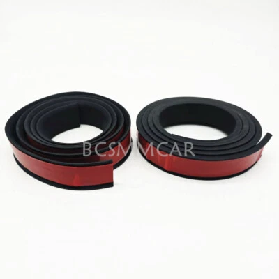 Car Fender Flares Protector Wheel Moulding Trim Strip EPDM Rubber Flexible 2PCS Foto 1 de 4