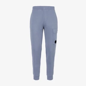 C.P. Company Diagonal Raised Fleece Sweatpants - Infinity Blue - Picture 1 of 2