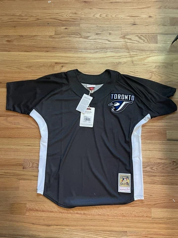 Roy Halladay Mitchell & Ness 2008 BP Jersey Toronto Blue Jays 44 Large Mens Cover