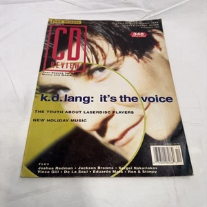 CD REVIEW MAGAZINE - K.D LANG 1993 DECEMBER DIGITAL REVOLUTION FRONT COVER - Picture 1 of 4