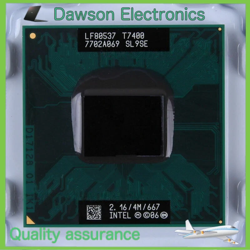 Intel Core 2 Duo T7400 CPU Dual-Core 2.16GHz 4M 667MHz Laptop Processor - Image 1 of 1