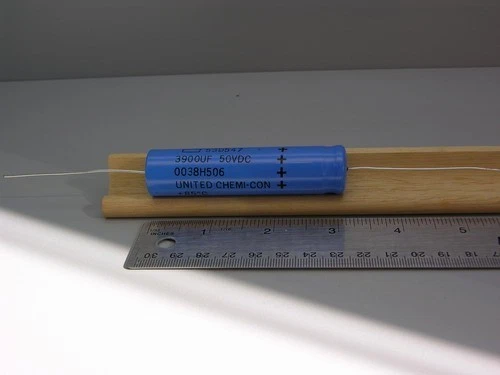 SPRAGUE 5 NCC / Vishay 53D547 3900uF 50VDC -10%/+75% Axial Electrolytic Capacitors