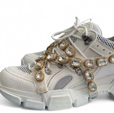 Gucci Flashtrek 水晶 白色 — 第 1/4 张图片