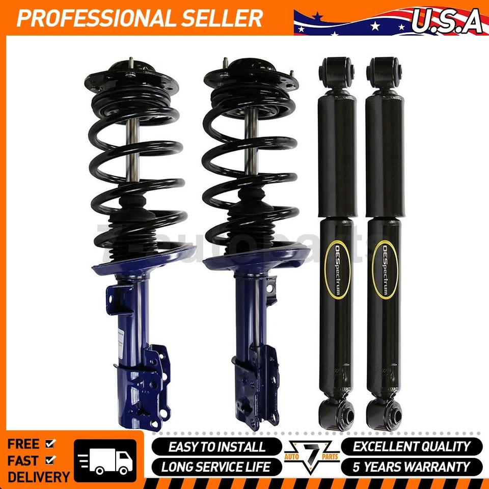 Amortiguadores traseros puntal delantero con muelles helicoidales para Chevrolet Malibu 2004-2008 Foto 1 de 4