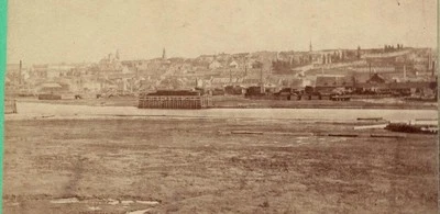 Early CANADA PHOTO SV - 78 Quebec City inside walls From North - 1870s LP Vallee - Image 1 of 4