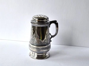 Antique Redfield & Rice Silverplate Sugar Shaker Muffineer Unknown Pattern - Picture 1 of 8