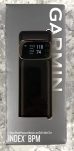 Brazalete inteligente para monitor de presión arterial Garmin Index BPM - sellado NUEVO - Imagen 1 de 7