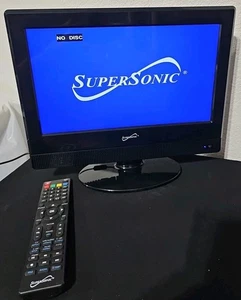 Supersonic 13.3-Inch 1080p LED Widescreen AC/DC HDTV w/ Built-in DVD Player - Picture 1 of 8