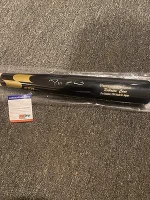 💥 ROBINSON CANO AUTOGRAPHED SIGNED BLACK SSK PRO MAPLE GAME MODEL BAT YANKEES! - Image 1 of 4