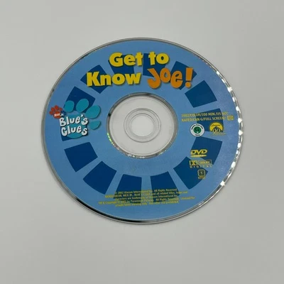 Blues Clues Get To Know Joe DVD 2002 Meet Joe Its Joe Time Scarce Nick Jr - Image 1 of 2
