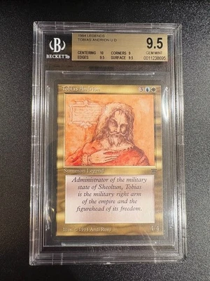 Graded Beckett 9.5 Tobias Andrion Legends Regular - Image 1 of 2
