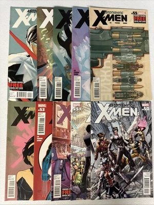 Astonishing X-men #50 51 52 53 54 55 56 57 58 59 2009 Series Lot Run Set VF *Y7 - Image 1 of 4