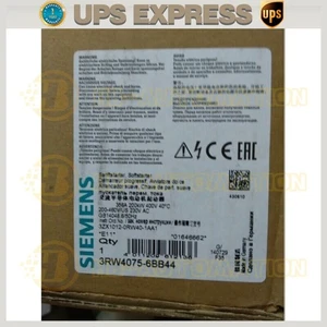 3RW4075-6BB44 Siemens Soft Starter 3RW40756BB44 Spot Goods Expedited Shipping#MS - Picture 1 of 6