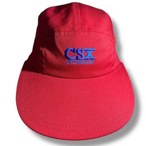 Gorra roja intermodal CSX espalda elástica unisex talla única para la mayoría de las gorras de béisbol - Imagen 1 de 14