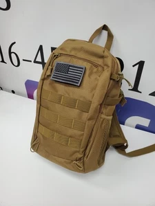 Backpacks for Travel,Laptop Backpacks 12L Nylon Waterproof Lightweight -Brown - Picture 1 of 5