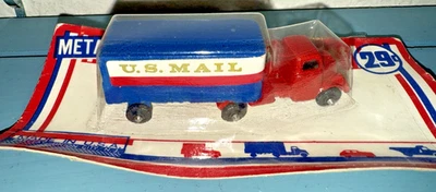 Camión de juguete de metal Barclay U.S. Mail serie 29¢ de colección - paquete original sin abrir Foto 1 de 4