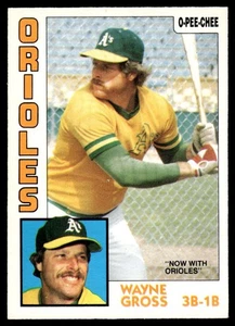 1984 O-Pee-Chee VTG OPC Baseball Wayne Gross Baltimore Orioles #263 - Picture 1 of 2