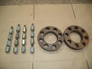 Massey Ferguson Dual Wheel Spacer kit with studs for MF 35 MF 135 Tractor rear - Picture 1 of 11