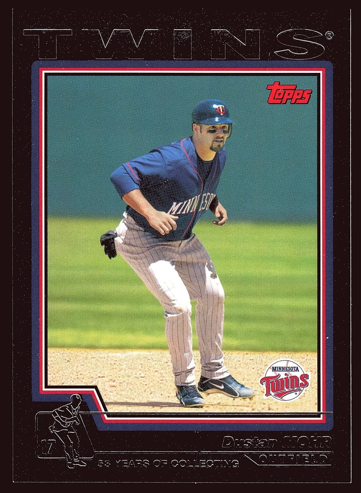Dustan Mohr Minnesota Twins 2004 Topps Black #261 SN /53 - Image 1 of 2