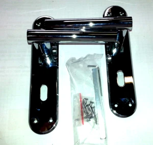 Set of 5 Packs-Serozzetta Lever Lock Door Furniture - Chrome CB(szm066cp) - Picture 1 of 2