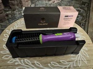 Calista GoGo Mini 2.0 Round Brush Hair Styling Tool 1" Peacock Purple W/ Bag - Picture 1 of 2