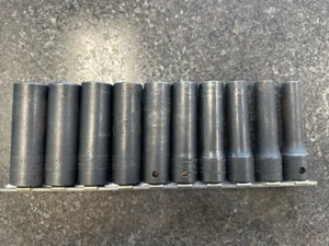 SNAP-ON 10pc. 1/2" 10mm-19mm SOCKET SET (PS2018724) - Picture 1 of 3