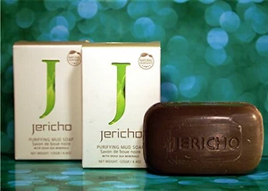 2 x Jericho PURIFYING BLACK MUD SOAP! Renown for its Deep Gentle Skin Cleansing - Picture 1 of 3