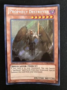 YuGiOh PROPHECY DESTROYER CT09-EN019 Limited Edition Secret Rare NM/M - Picture 1 of 2