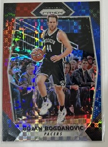 2017-18 Panini Prizm Prizms Red White and Blue #223 Bojan Bogdanovic Pa ID:29173