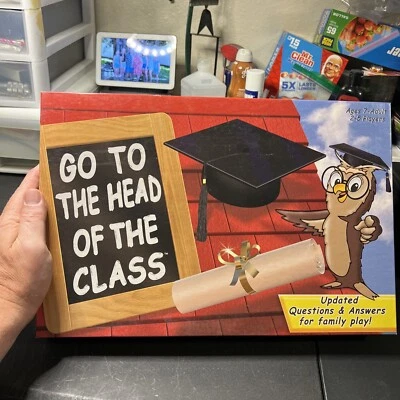 Go To The Head Of The Class  2003 Winning Moves Games Hasbro Trivia Complete - Image 1 of 4