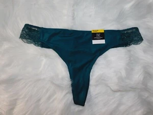 Inc Women's Thong Panties Green Size Medium Panty New - Picture 1 of 9