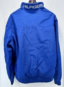 Vintage 90’s Tommy Hilfiger Jacket Men’s XXL Big Flag Spell Out Preppy Retro - Picture 1 of 10
