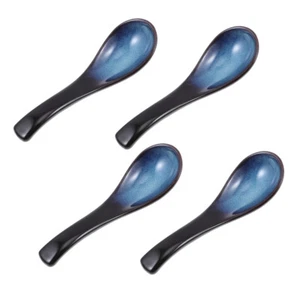 4 Pcs Löffel Aus Keramik Sushi Set Geschirr Rice Retro-Dessertlöffel - Bild 1 von 12