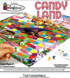 Colorforms Candy Land Game Set -It's More Fun To Play The Colorform Way!