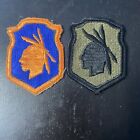 WW 2 US Army 98th Infantry Division Patch Insignia Ioquois Division 2 Piece Set