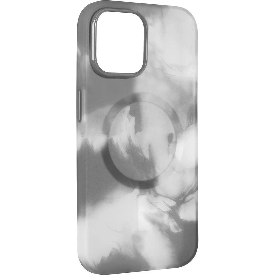 Puro Cover in TPU con magneti integrati "AQUA" per iPhone 15 Pro Max Argento - Immagine 1 di 1