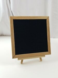 Black Felt Letter Board 10x10 Inches Changeable Letter Boards with Stand