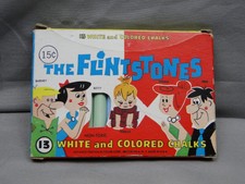 Vintage The Flintstones 13 Piece Chalk Set 1963 Multi-colored