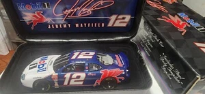 8" Nascar 1/24 RC Authentics #12 Jeremy Mayfield Mobil 1 1998 Ford Taurus Car - Picture 1 of 13