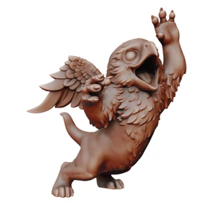 Baby Gryphon - Dungeons and Dragons - Fantasy Miniature Tabletop RPG 32mm - Picture 1 of 1