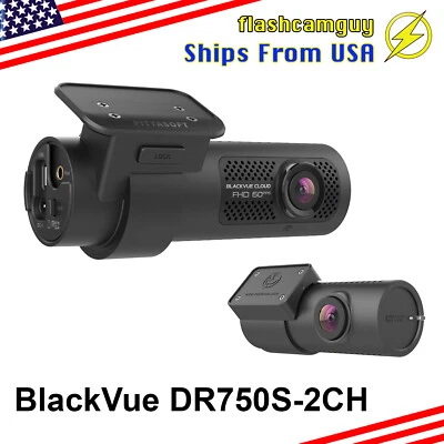 BlackVue DR750X-2CH Full HD Cloud Wi-Fi GPS 32GB Dashcam + Hardwire Cable - Image 1 of 2