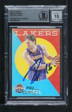 2011-12 Past & Present Pau Gasol #122 BAS Certified 10 Auto HOF