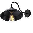 Vintage Industrial Wall Light  Black Lamp Shade Retro Style Wall Lamp Fixture UK