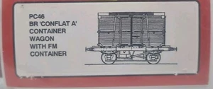 PARKSIDE DUNDAS PC46 OO/4MM BR CONFLAT CONTAINER WAGON PLASTIC MODEL KIT SEALED - Picture 1 of 2