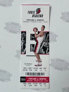 2009 Memphis Grizzlies at Portland Trail Blazers Ticket 2/18/09 - Picture 1 of 1