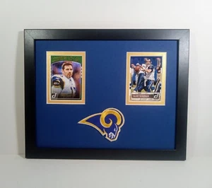 Kurt Warner St. Louis Rams Display Framed 2 Card Football Plaque Donruss - Picture 1 of 4
