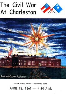 THE CIVIL WAR AT CHARLESTON FT SUMTER_BATTERY WAGNER_CSS HUNLEY_ROBERT SMALL - Picture 1 of 8